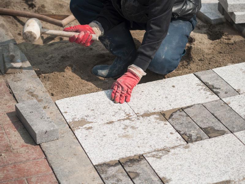 Laying Pavers