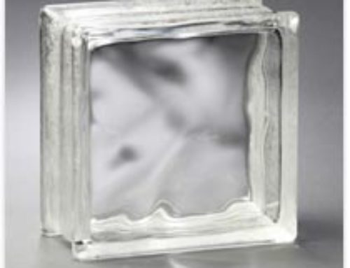 8″ Decora Pattern Glass Block