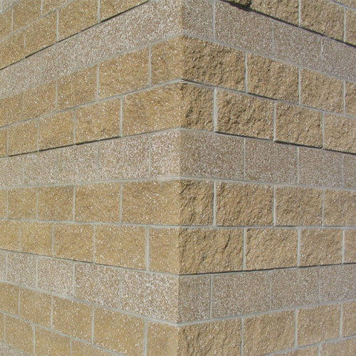 Brick on a building