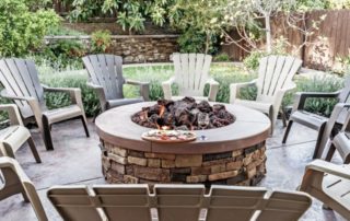 Custom Outdoor Features with Seating Area in Colorado
