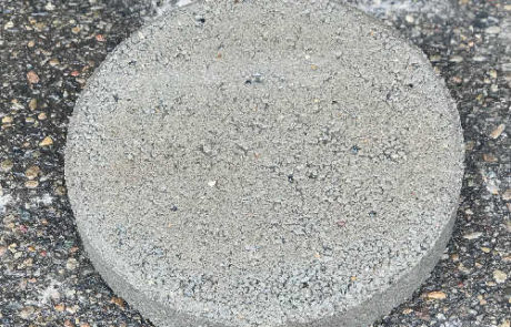 Grey Round 12 inch Smooth Stepping Stone