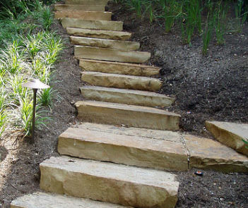 Light Natural Stepping Stones