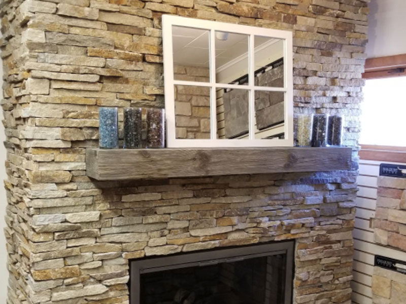 Stone Fireplace Mantle