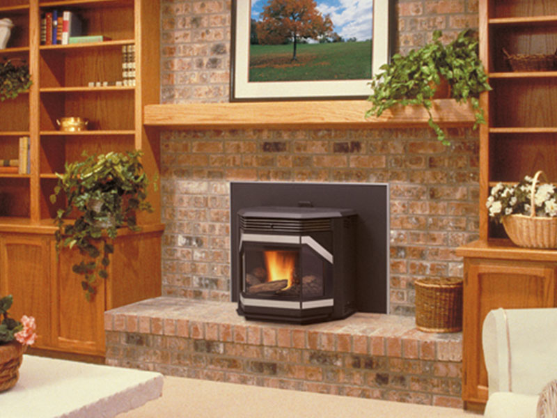 Wood Pellet Fireplace Insert