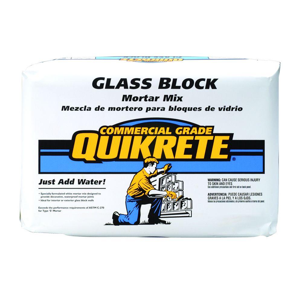 Glass Block Mortar Mix Commercial Grade Quikrete
